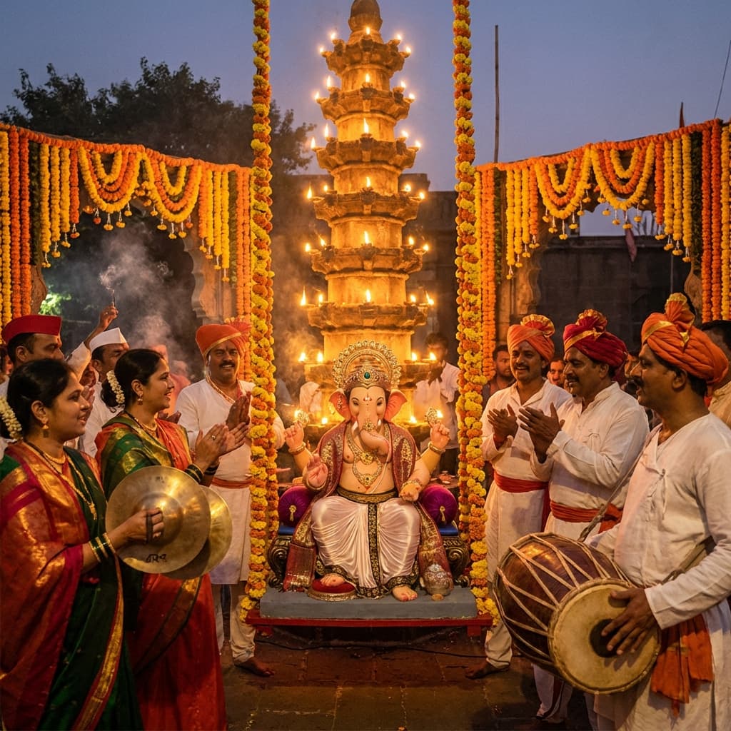 Ganeshji Marathi Aarti