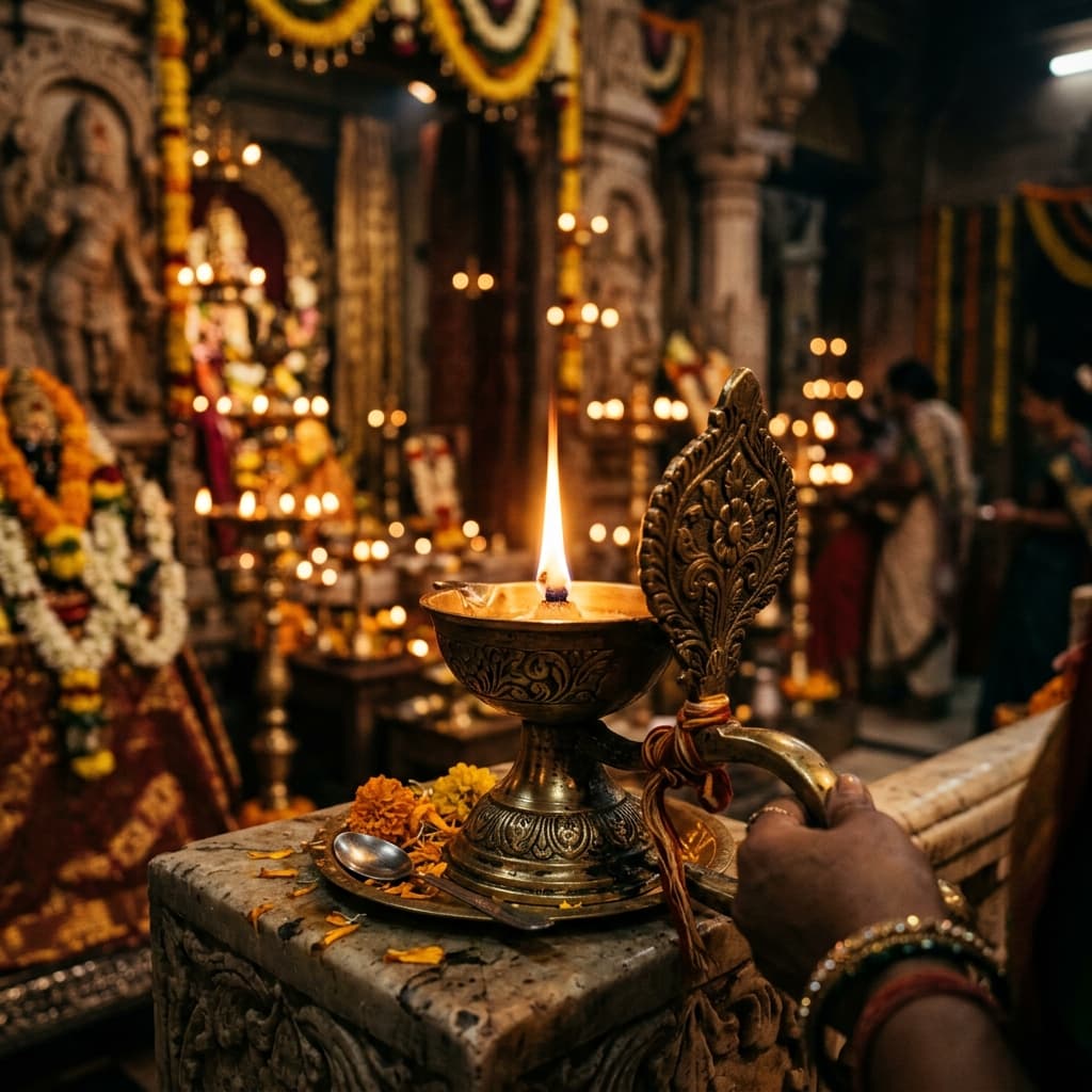 Deep Spiritual and Scientific Meaning of the Aarti Lamp